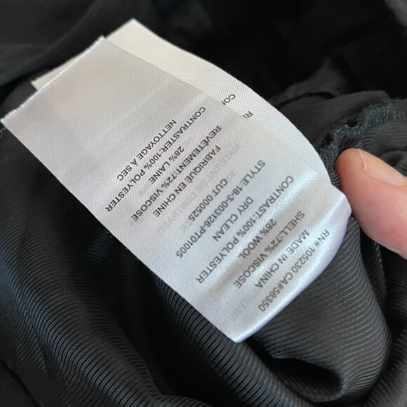 Equipment Hagan Tuxedo Satin Stripe Trousers Black Pants - Picture 9 of 16